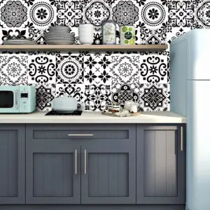 Revamp Your Kitchen with These Eye-Catching Wallpaper Ideas - HouzEdit