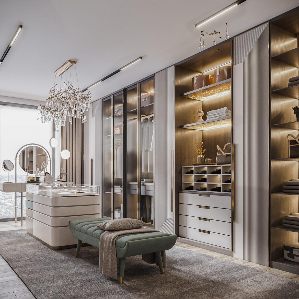 Luxury Dressing Room Design: Creating a Haven of Elegance and Style ...